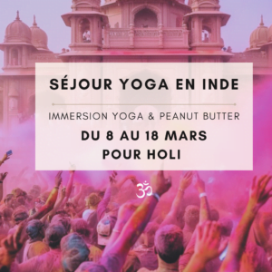Séjour de yoga en Inde (réservation) - Mars 2025