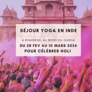 Séjour de yoga en Inde (réservation) - Mars 2026 (Holi)